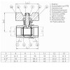 Кран кульовий прямий SOLOMON 3/4″ ВВ КБ PN40 B1007