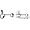 Сифон для біде VIEGA 1 1/4″х1 1/4″ пластик бутил. б/г 120337