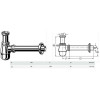 Сифон для бІде VIEGA 1 1/4″х1 1/4″ хром бутил. 114619