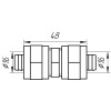 Муфта проміжна APE ITALY 703 L 16x16