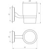 Стакан одинарний Perfect Sanitary Appliances RM 1101