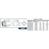 Подовжувач SOLOMON 1/2″ хром 80мм 6105