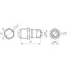 Муфта із зовнішньою різьбою прес APE ITALY AP 101 3/4″х20