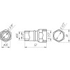 Муфта із внутрішньою різьбою прес APE ITALY AP 102 1/2″х20
