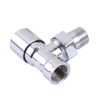 Кран вентильний з американкою1/2″ кутовий п/ключ  CHROM Art. 1844 Solomon