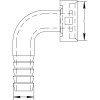 Кутова шлангова насадка VIEGA 1813  1/2″х3/4″ (107949)