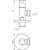 Кран напівобертовий кутовий SOLOMON 1/2″х1/2″ 9081 (2 шт)