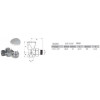 Кран для радіатора кутовий ARCO   1/2″ вентильний 503205