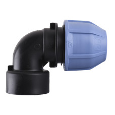 Коліно ПНД Vsplast 25*1 '' **  ВР 4002