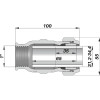 З'єднання пряме зажимне з внутрішньою різьбою DN25(31,2-34,4 мм) х 1″ IK AGAflex