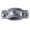 Хомут в зборi CR    3/4″ (25-30мм) з гвинтом-шурупом 8*80 та дюбелем в уп., сірий