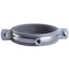 Хомут в зборi CR 2 1/2″ (70-80мм) з гвинтом-шурупом 8*100 та дюбелем в уп., сірий
