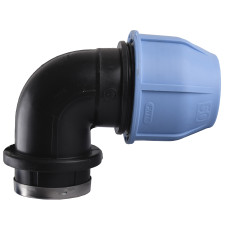 Коліно ПНД Vsplast 50*1 1/4 ''  ВР 4002