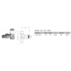 Набір Крани радіаторні кутові ARCO 1/2″ подача + зворотка  KC012 KCM17