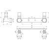 Монтажна планка прес APE ITALY AP 492 1/2″х16