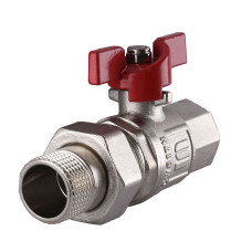 Кран кульовий прямий з американкою SELBA  3/4″ КБ SL1509