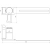 Змішувач для біде Globus Lux SEVA GLSV-0206