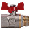 Кран кульовий прямий Q PROFESSIONAL    3/4″ ЗВ КБ PN40 QP152