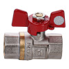 Кран кульовий прямий Q PROFESSIONAL  1/2″ ВВ КБ PN40 QP151