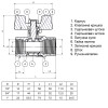 Кран кульовий прямий Q PROFESSIONAL    3/4″ ВВ КБ PN40 QP151
