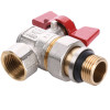 Кран кульовий кутовий з американкою WATERVALVE Q003  NV-V124 1/2″ ЗB