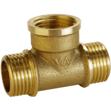 Трійник латунний 1/2″ЗР х 1/2″ВР х 1/2″ЗР штампований А0215А VA