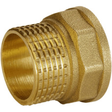Перехідник латунний 1/2″ВР х 1/2″ЗР штампований А0601А VA