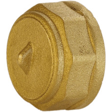 Заглушка латунна 1/2″ВР штампована А1001А VA