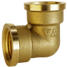 Кутник латунний 1/2″ВР х 1/2″ВР штампований А0101-1А VA