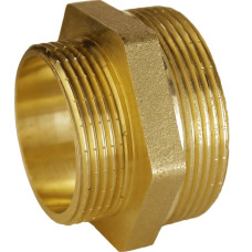 Ніпель редукційний латунний 1 1/4″ЗР х 1″ЗР штампований А0594А VA