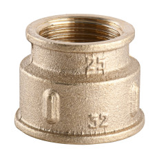 Муфта редукційна латунна 1 1/4″ВР х 1″ВР ливарна А0393А VA