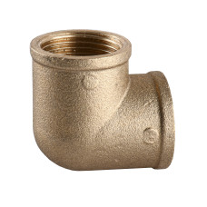 Кутник латунний 3/4″ВР х 3/4″ВР ливарний посилений А0102А VA
