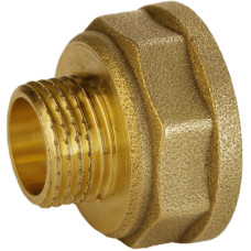Перехідник редукційний латунний 1 1/2″ВР х 1″ЗР штампований А0606А VA