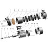 Насос відцентровий багатоступінчастий Optima MH-N 1100INOX 1,1кВт нерж, колеса