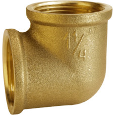 Кутник латунний 1 1/4″ВР х 1 1/4″ВР ливарний А0134А VA