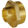 Ніпель редукційний латунний 1 1/2″ЗР х 3/4″ЗР штампований А0510А VA