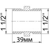 Ніпель латунний 1 1/2″ЗР х 1 1/2″ЗР ливарний 526-1Б