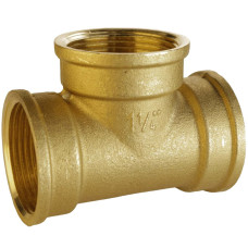 Трійник латунний 1 1/4″ВР х 1 1/4″ВР х 1 1/4″ВР ливарний A0208-1А VA