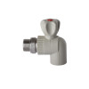 Кран радіаторний кутовий PPR ф25x3/4″  2026