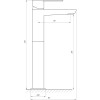 Змішувач для умивальника TOPAZ BARTS TB 07203-H36