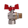 Кран кульовий Q PROFESSIONAL 1/2″  нв КБ  кутовий Q154  PN40