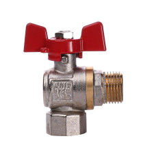 Кран кульовий Q PROFESSIONAL 1/2″  нв КБ  кутовий Q154  PN40