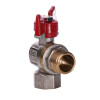 Кран кульовий Q PROFESSIONAL 1/2″  нв КБ  кутовий Q154  PN40