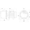 Насос відцентровий M-94-N PL нерж. 0,37 кВт SAER (3 м3/год, 39 м)