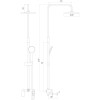 Душова система TOPAZ BARTS TB 07102-H36