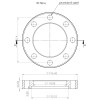 Фланцевий комплект(фланець+бурт) Kalde PPR 90  58050