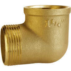Кутник латунний 1 1/4″ВР х 1 1/4″ЗР ливарний А0136А VA