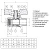 Кран кульовий прямий Q PROFESSIONAL 3/4″ ЗВ ЖБ PN40 QP152