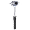 Хомут в зборi CR     3/8″ (16-19мм) з гвинтом-шурупом 8*80 та дюбелем в уп., сірий