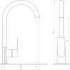 Змішувач для кухні Globus Lux Niagara GLN-0203S